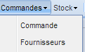 Menu commandes